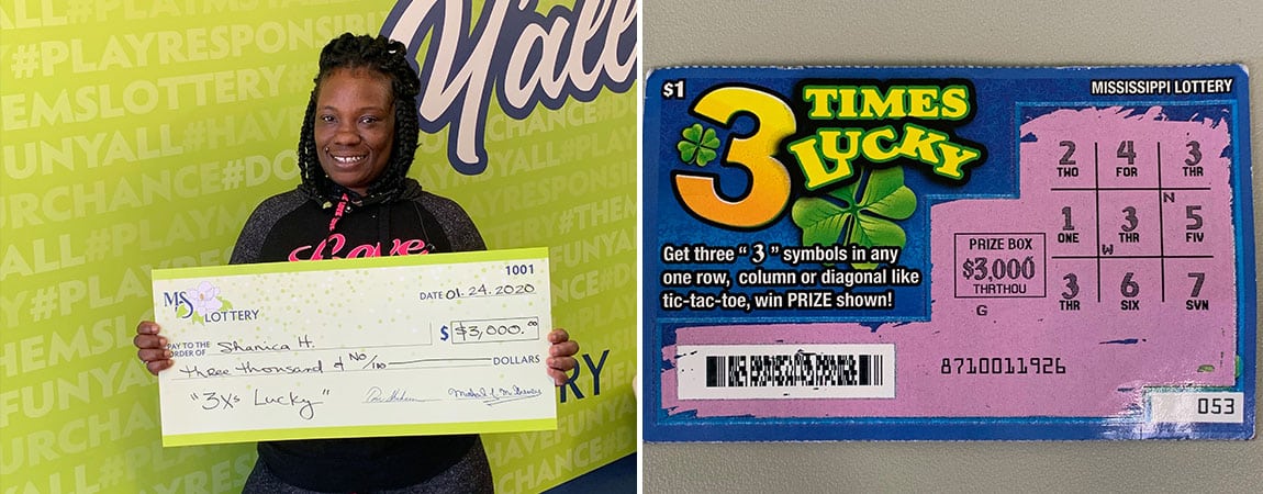 Shanica H. of Holly Springs Wins $3,000 on 3 Times Lucky