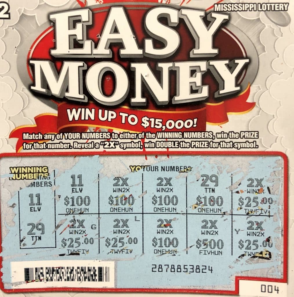 A Lowndes County man won $2,000 on an Easy Money scratch-off game purchased from Caledonia Quick Stop on Wolf Rd., Caledonia.