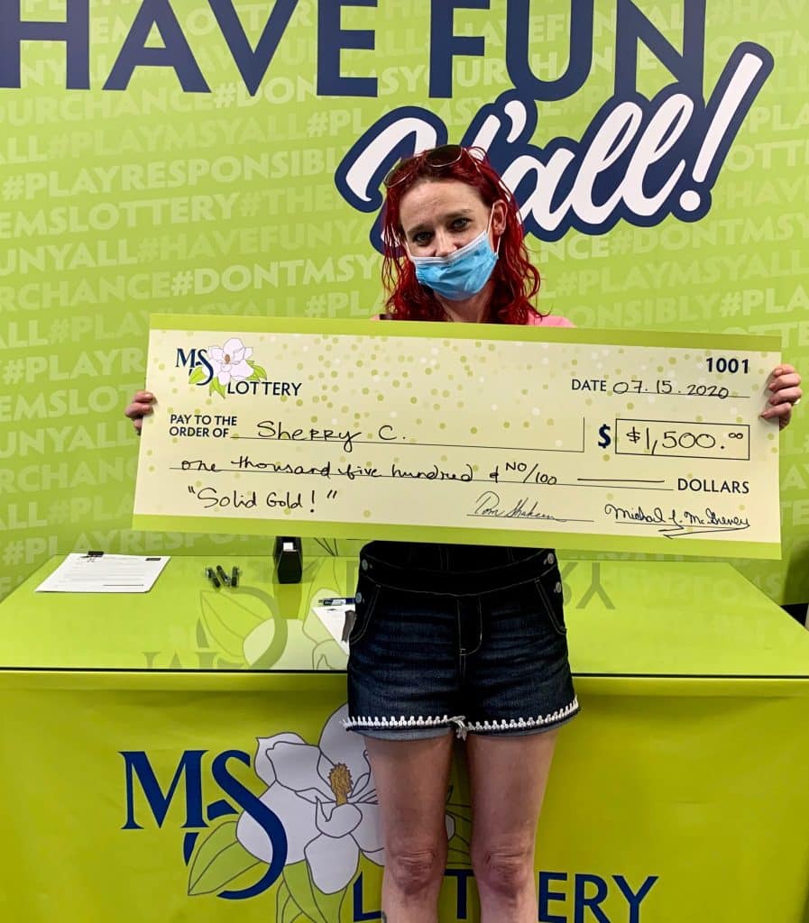 Sherry C. of Forest won $1,500 on a Solid Gold scratch-off game purchased at South Side Mart on S. Main St., Forest.