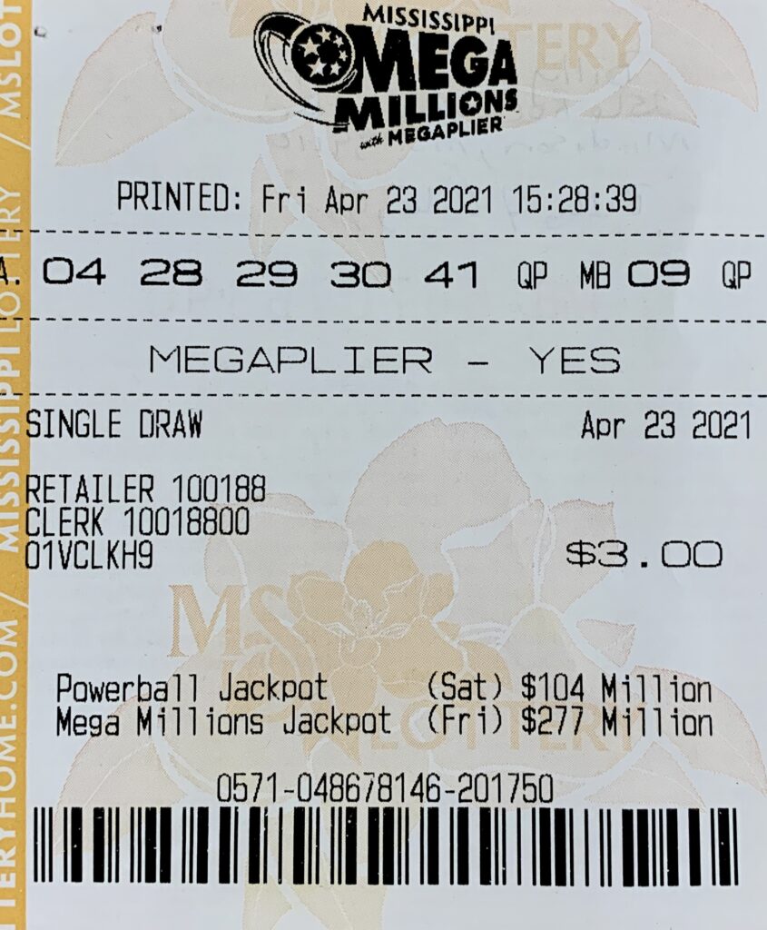 A Madison man won $1,500 on a Mega Millions ticket purchased from Fuel Time 10 on Gluckstadt Rd., Madison.