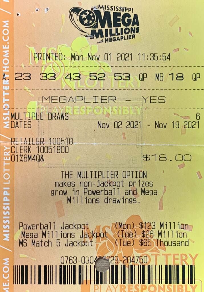 A Lee County man won $1,004 on a Mega Millions ticket purchased at Verona ECig and Smoke Shop on Raymond Ave., Verona.
