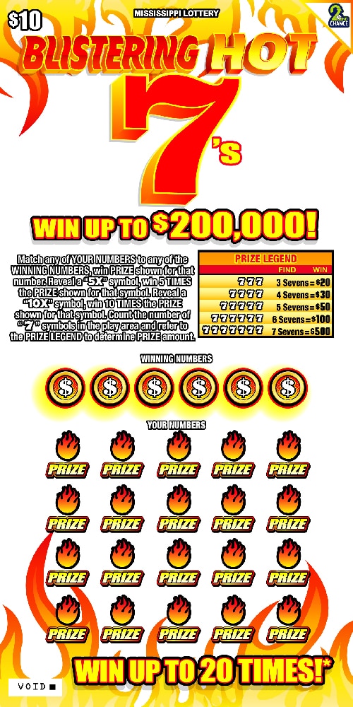 BLISTERING HOT 7’S