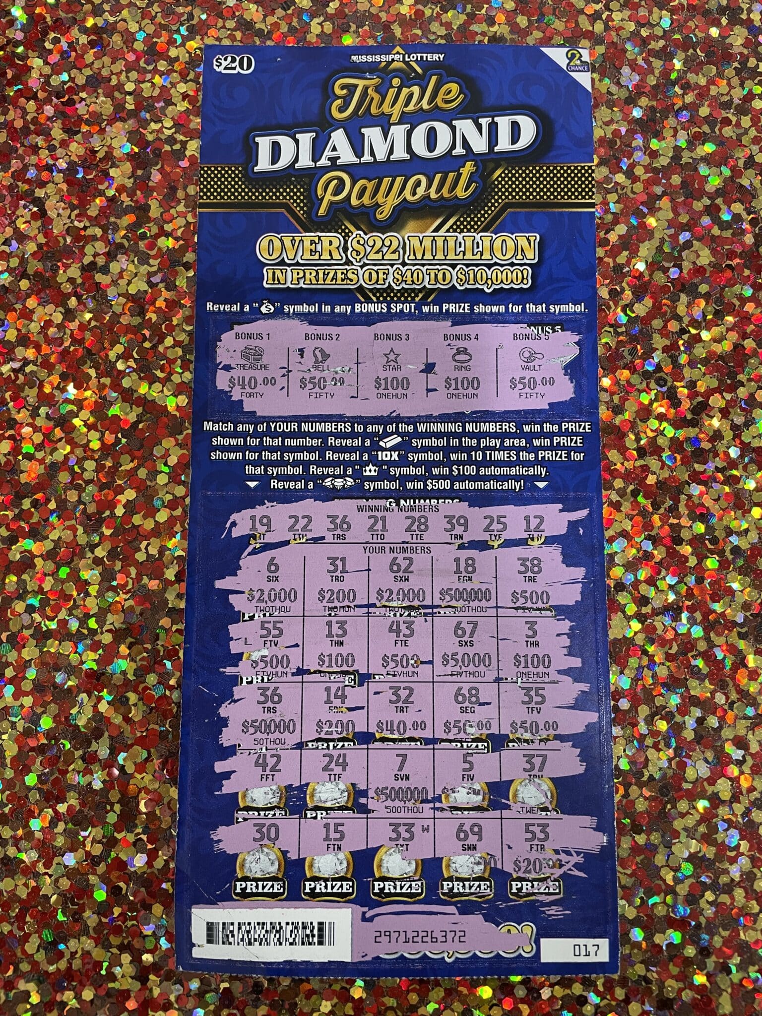 Jackson Woman Wins 50,000 Mississippi Lottery