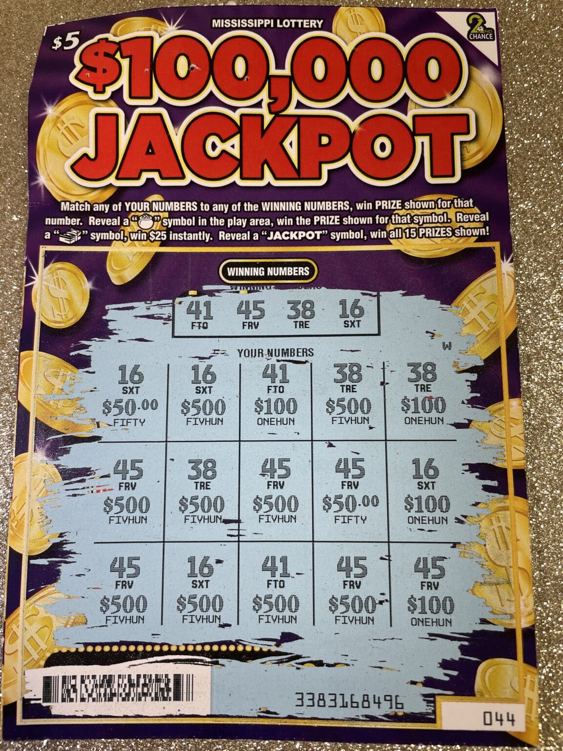 A Jasper, Al. Women Won $5,000 - Mississippi Lottery