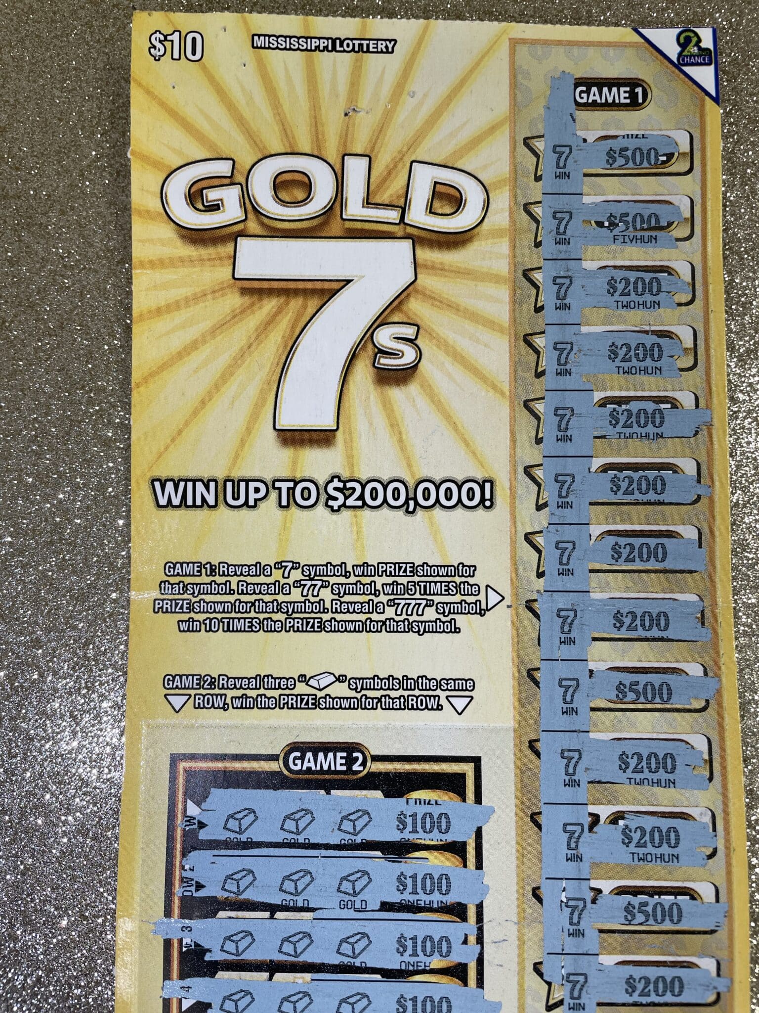A Pearl Man Won $5,000 - Mississippi Lottery