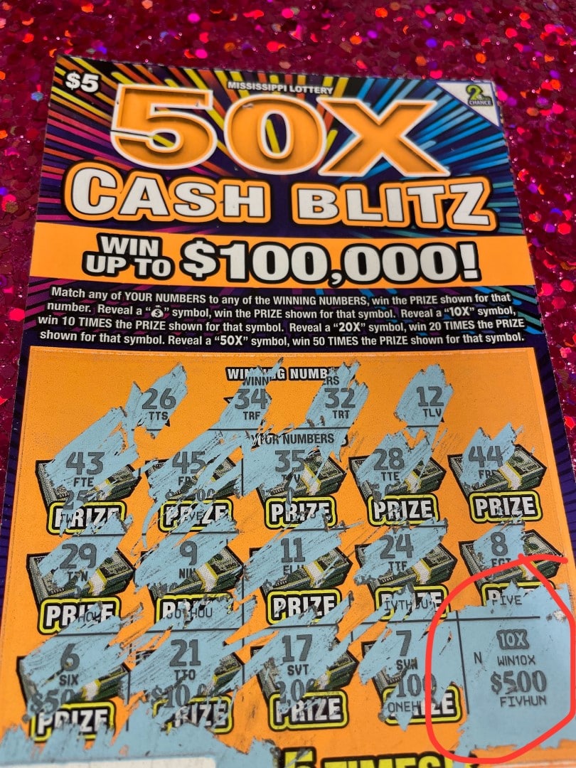 Laurel Man Won $5,000 - Mississippi Lottery