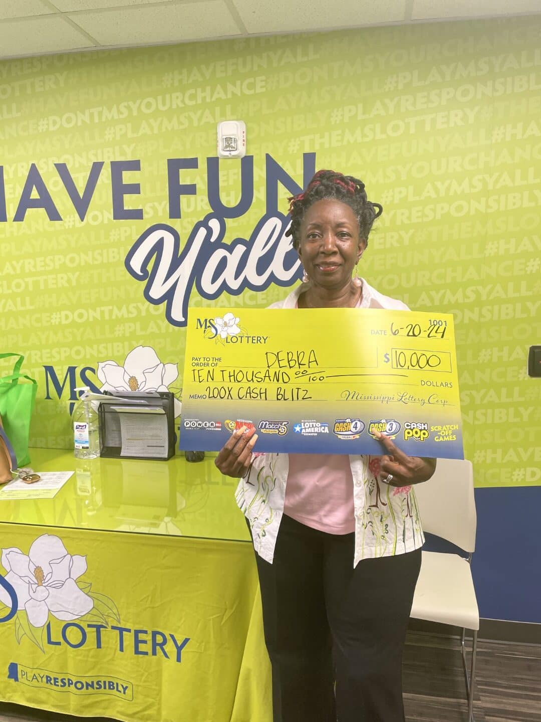 Jackson Woman Won 10,000 Mississippi Lottery