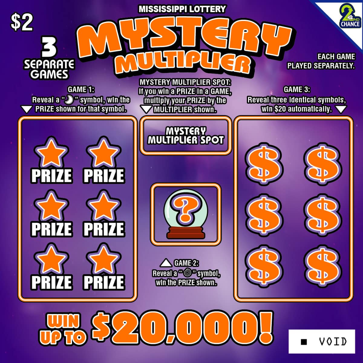 Mystery Multiplier - Mississippi Lottery