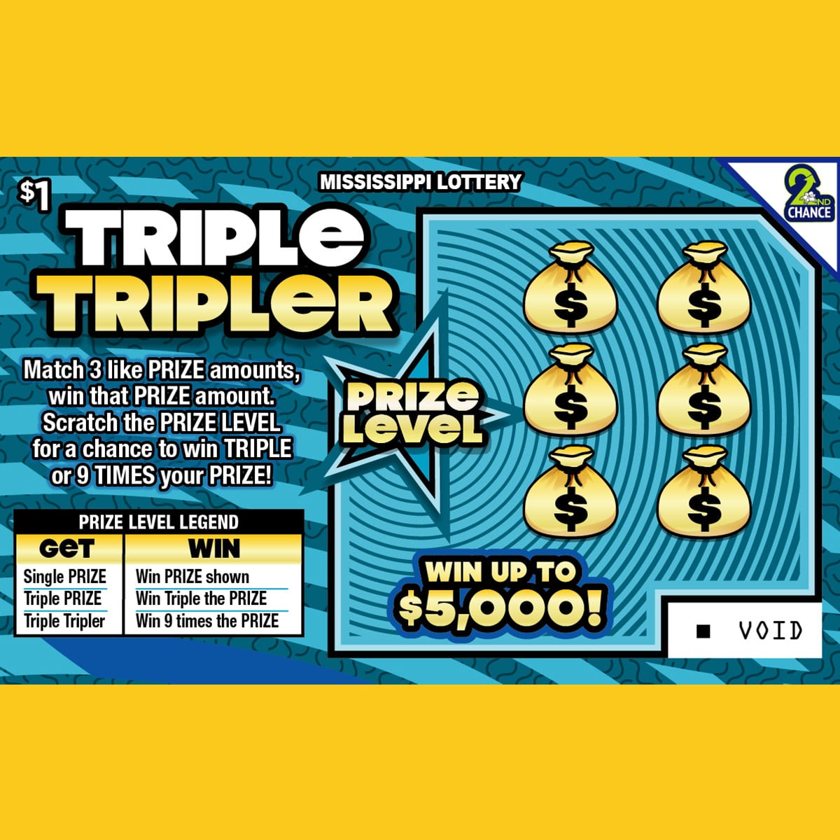 Triple Tripler Mississippi Lottery