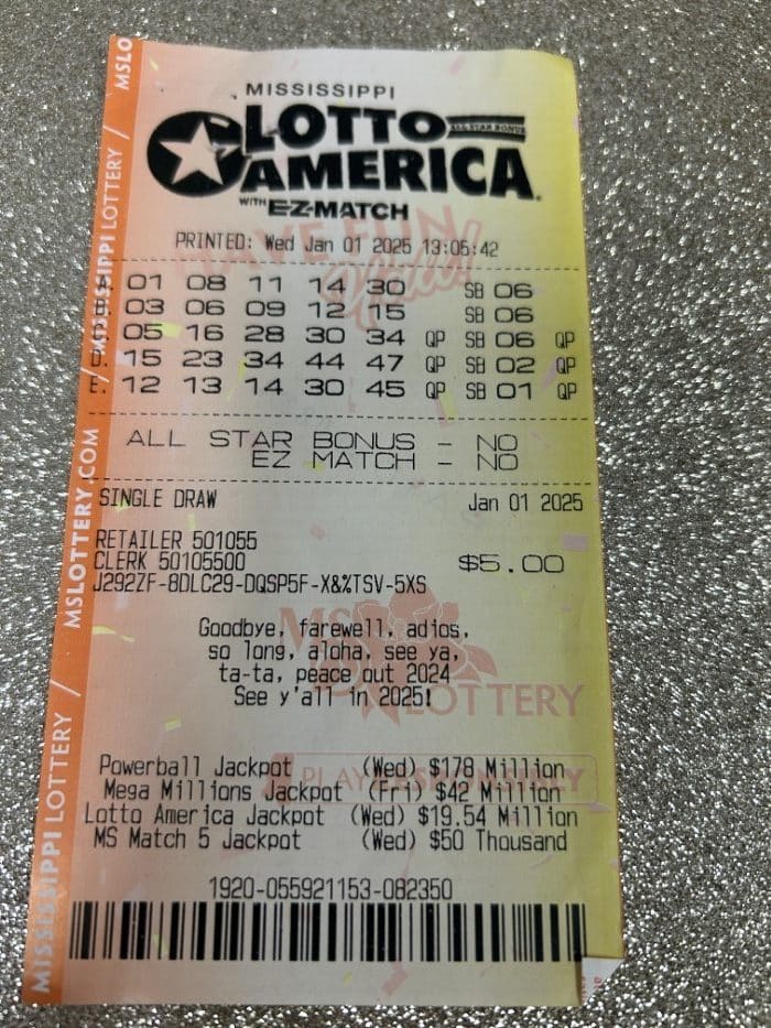 Lotto America Archives Mississippi Lottery