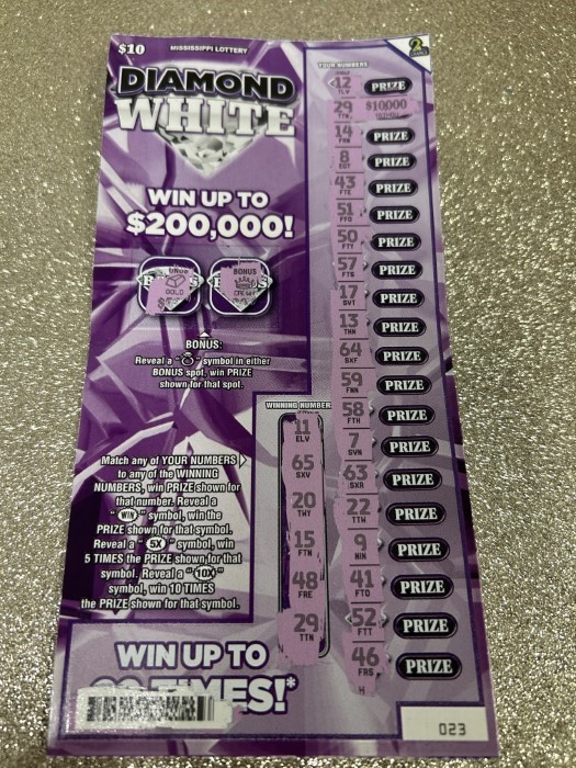 Columbia Man Wins $10 000 Mississippi Lottery