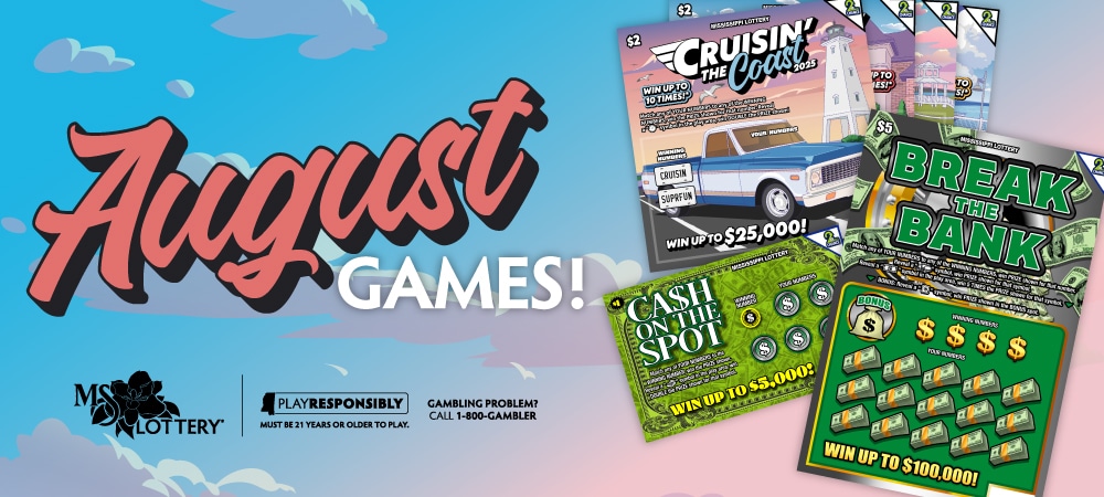 August Games Feature Cool Cash and Classic Cars