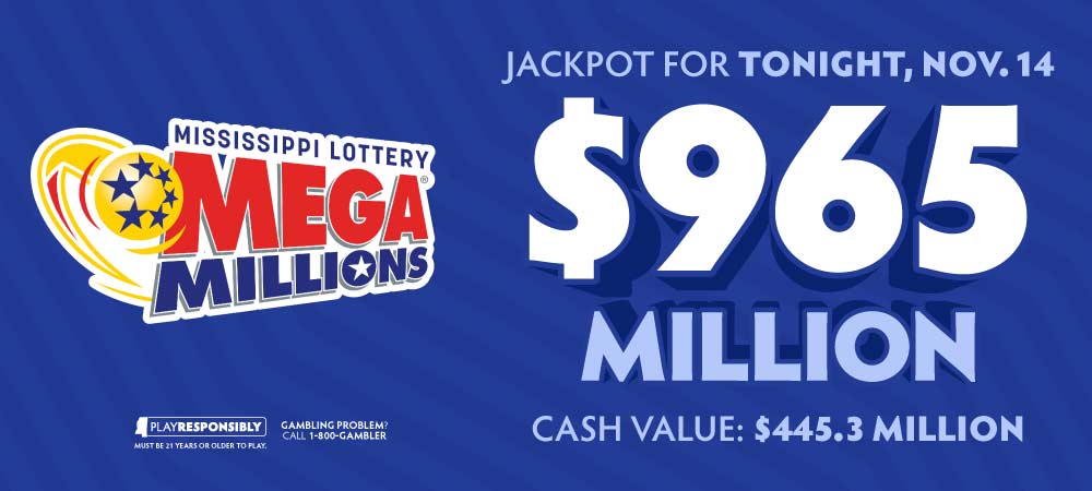 Record-Breaking Run Pushes Mega Millions Jackpot to Est. $965 Million