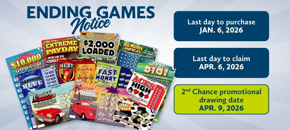 Mississippi Lottery to End 12 Scratch-Off Games in January