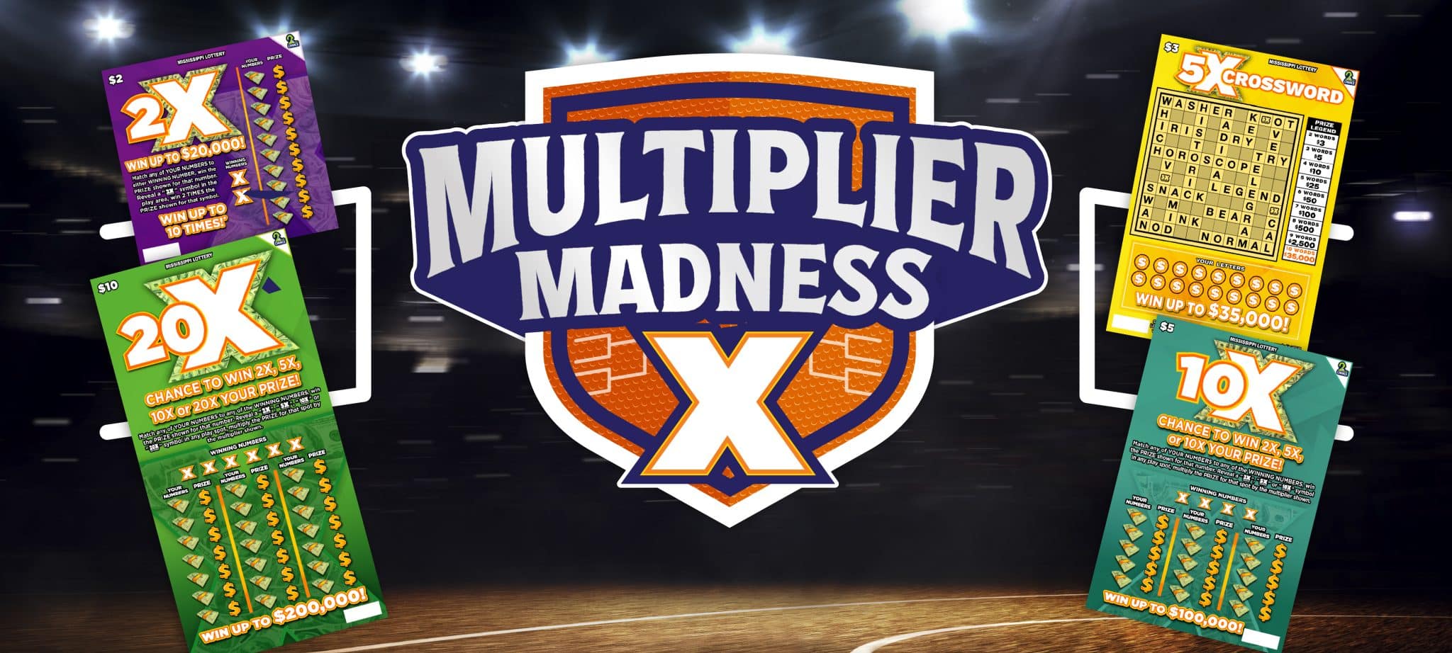 March Tips Off with “Multiplier Madness” Scratch-Off Games