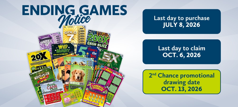 A Dozen Mississippi Lottery Scratch-Off Games to End