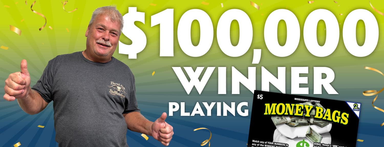$100,000 Winner named Gregory who played Money Bag Multiplier.