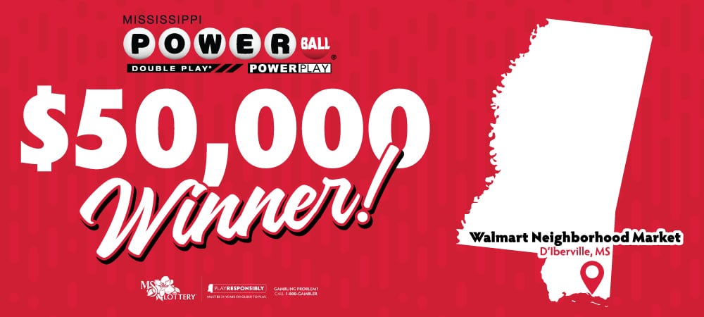 D’Iberville Powerball Ticket Wins $50,000 as Jackpot Climbs to $635 Million